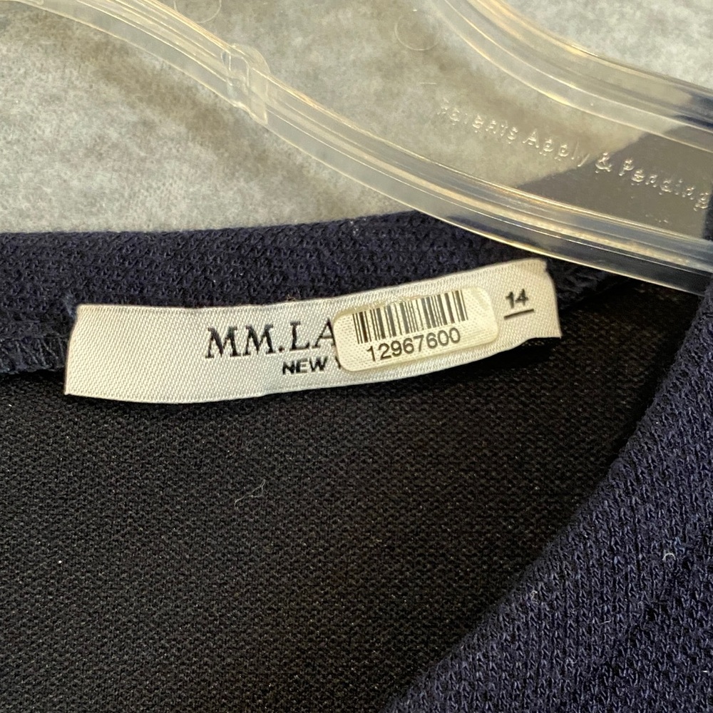 MM Lafleur Navy Blue Dress - Picture 2 of 11